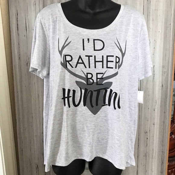 Cold Crush Tops - I’D RATHER BE HUNTING WOMENS TOP